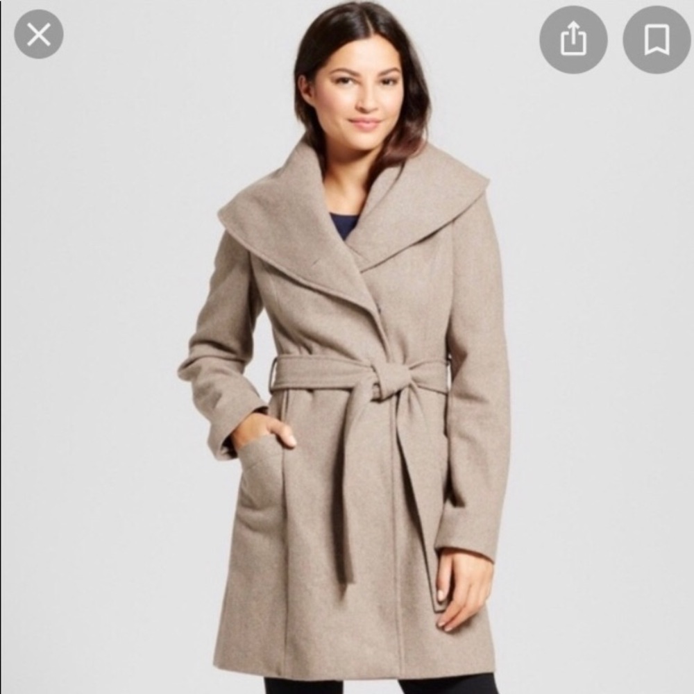 Tan Pea Coat